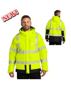 Carhartt Class 3 Waterproof Heavyweight Insulated Jacket  ANSI 107