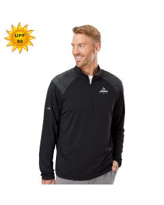 Adidas - Shoulder Stripe Quarter-Zip Pullover